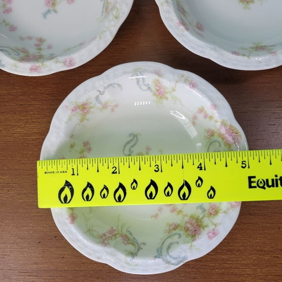 Haviland The Princess Rimmed Fruit Dessert Sauce Bowl Limoges France Lot of 3 - Picture 6 of 9